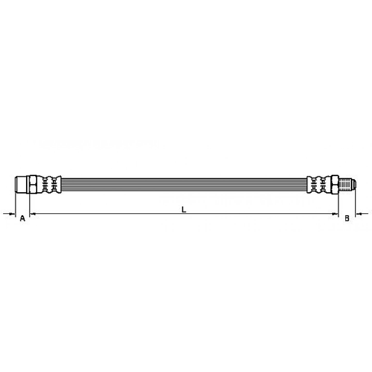 Bremsschlauch METZGER 4113678