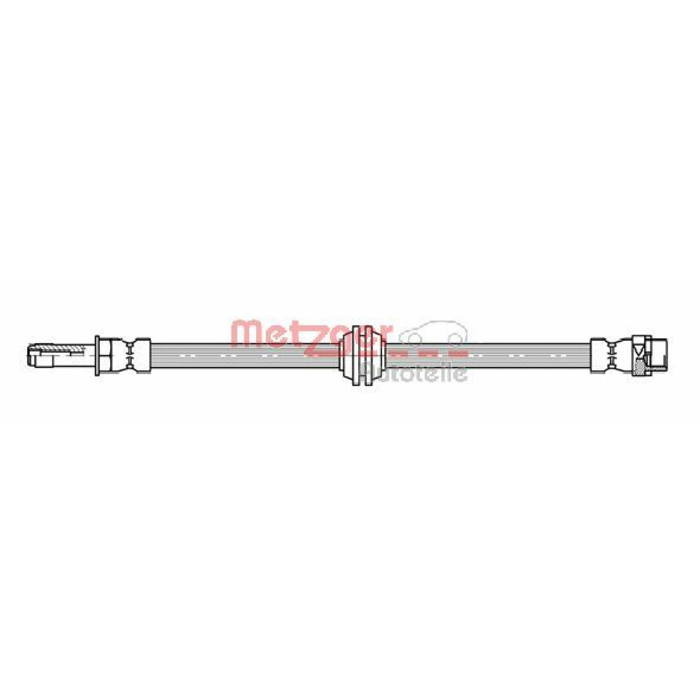Bremsschlauch METZGER 4114072