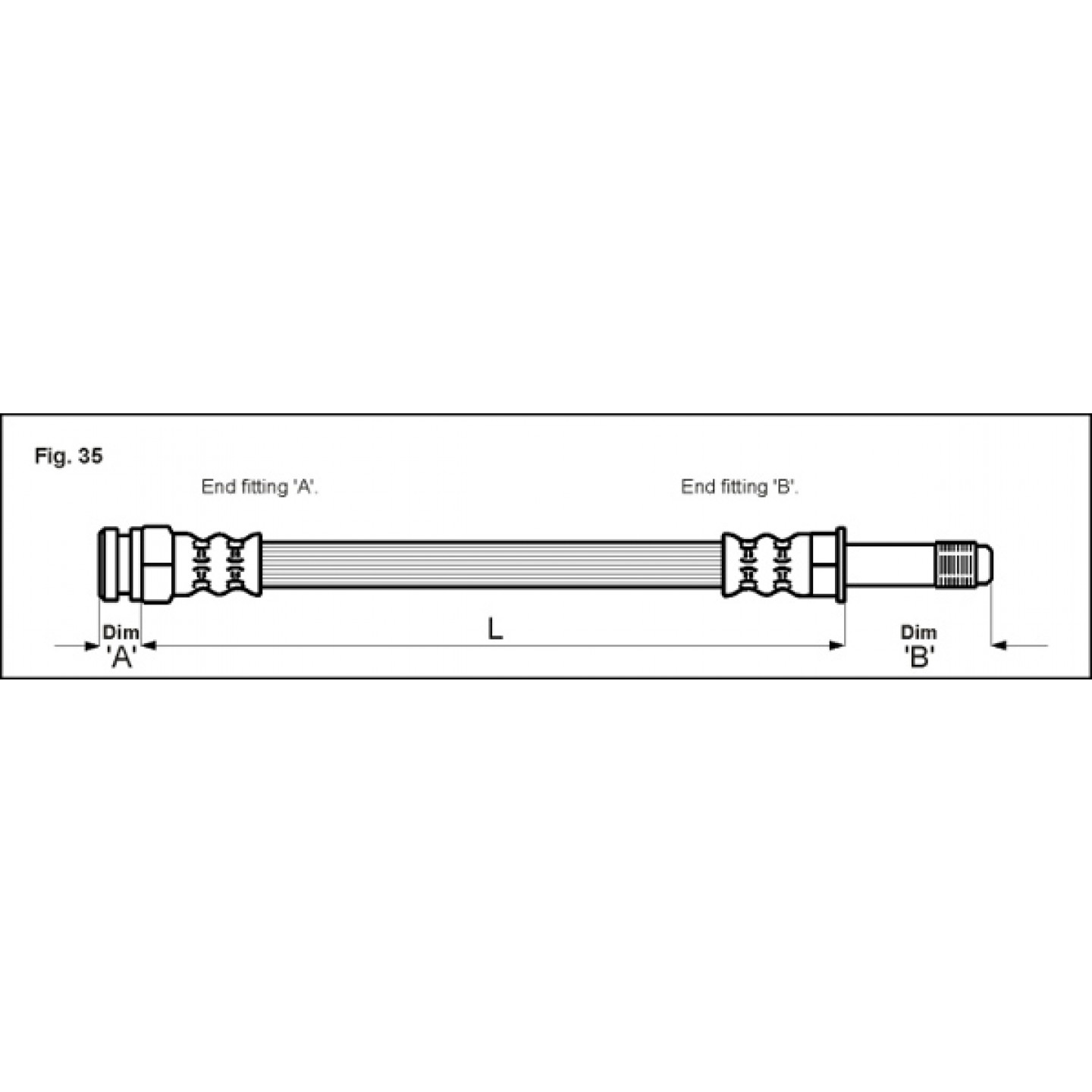 Bremseslange METZGER 4114800