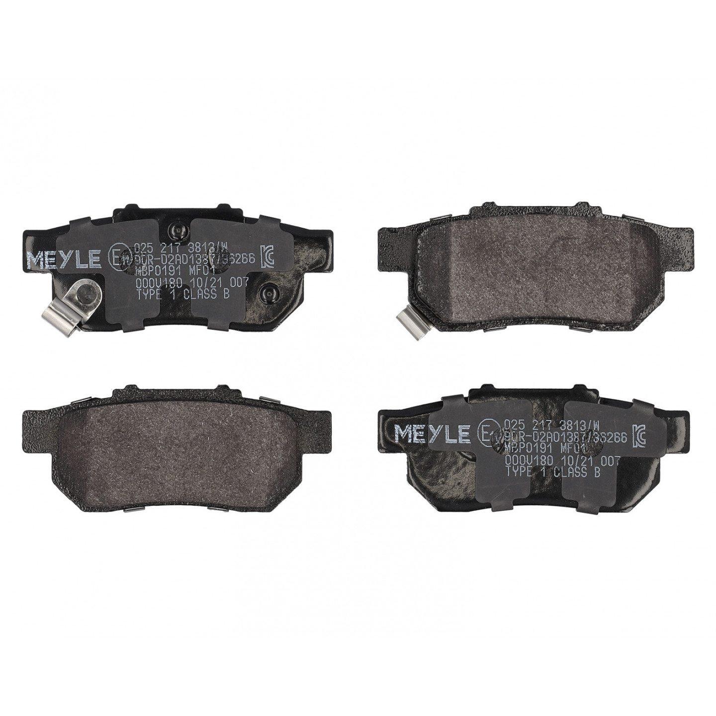 Bremsbelagsatz, Scheibenbremse MEYLE 025 217 3813/W