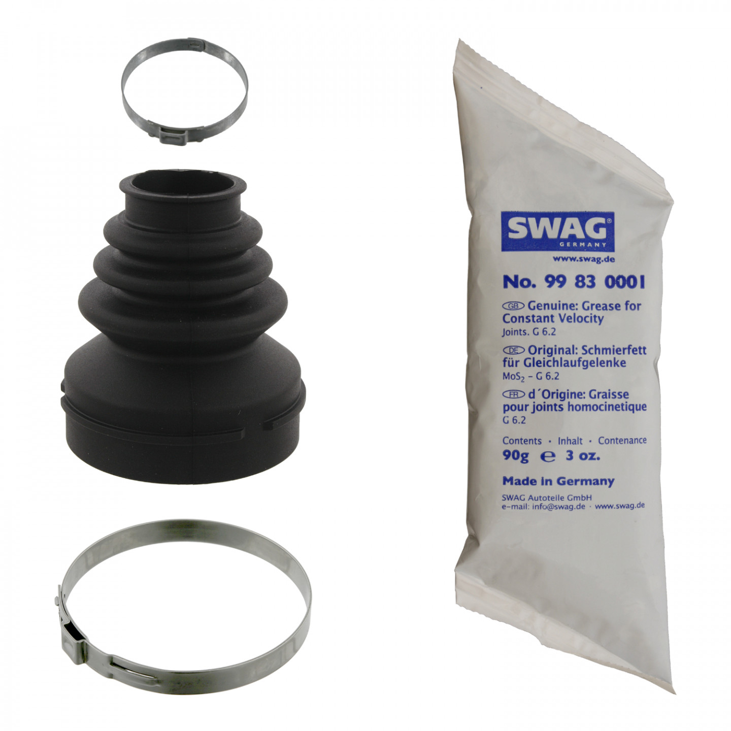 Faltenbalgsatz, Antriebswelle SWAG 64 93 1056