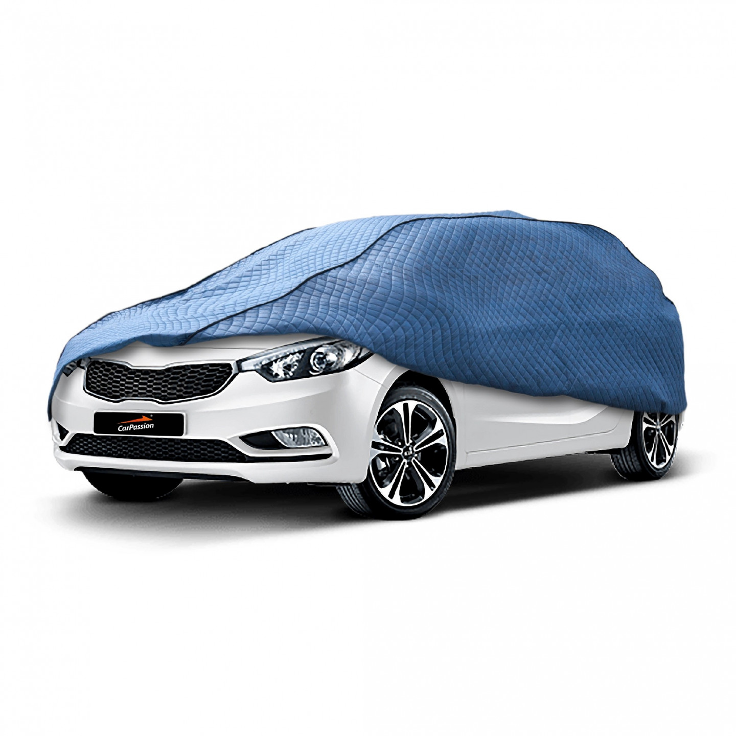 Zakrytí vozidla CARPASSION 1001040 PILLOW HATCHBACK XL Blue
