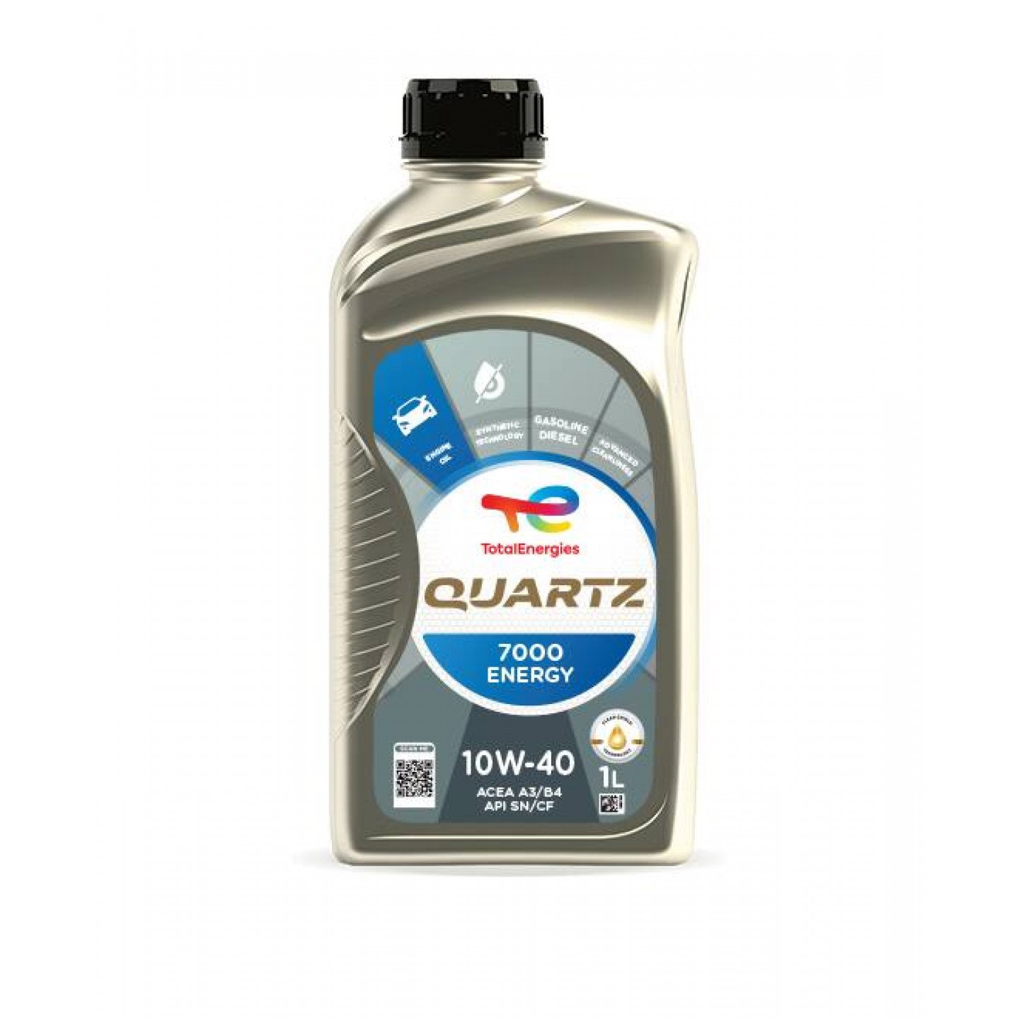 Engine Oil TOTAL 10W40 QUARTZ 7000 ENERGY 1L- Trodo.com