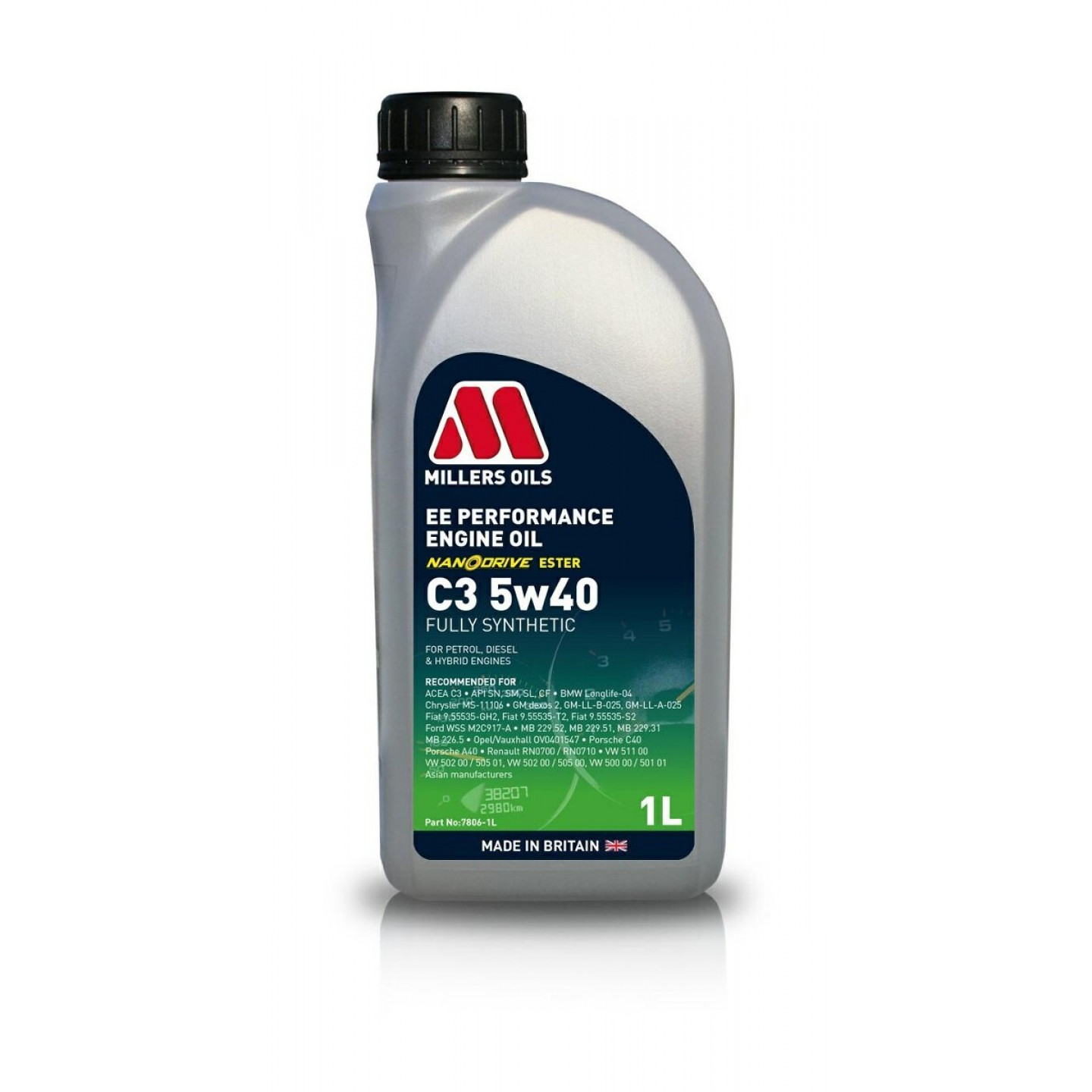 Motorolie MILLERS EE PERFORMANCE C3 5W40 1L