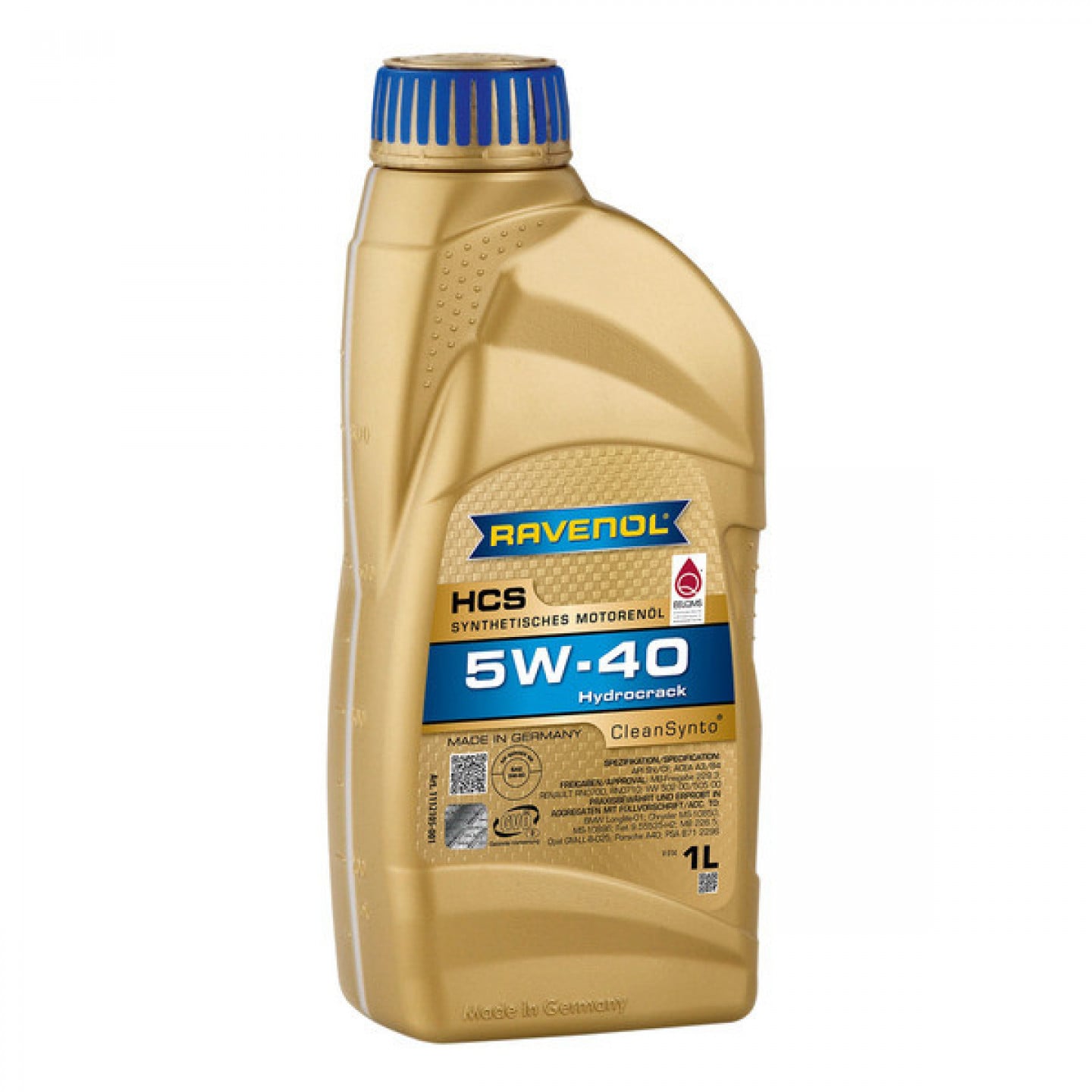 Aceite de motor RAVENOL HCS 5W40 1L