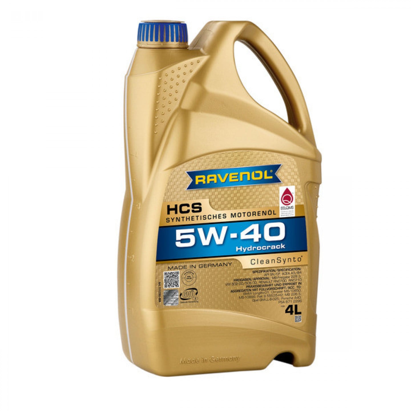 Motorový olej RAVENOL HCS 5W40 4L