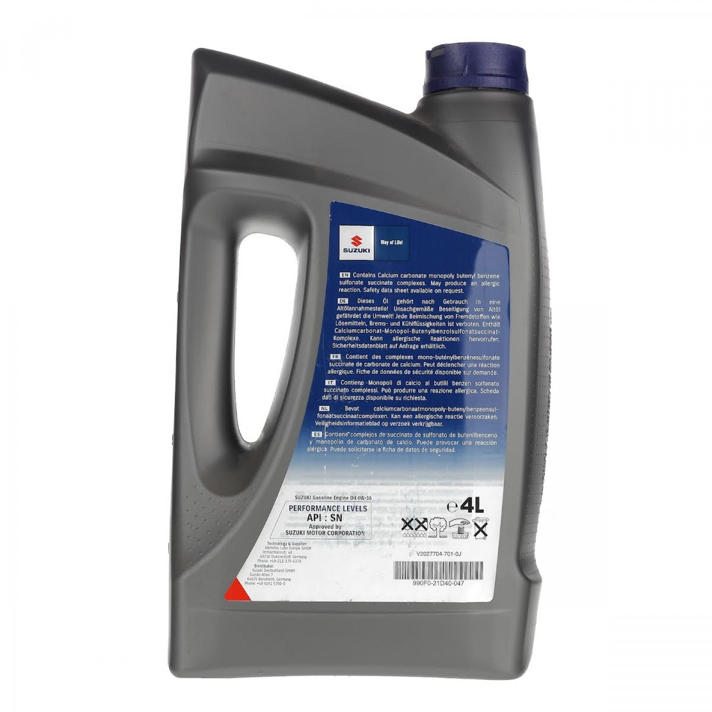 Engine Oil SUZUKI ECSTAR F9000 0W16 4L - Trodo.com