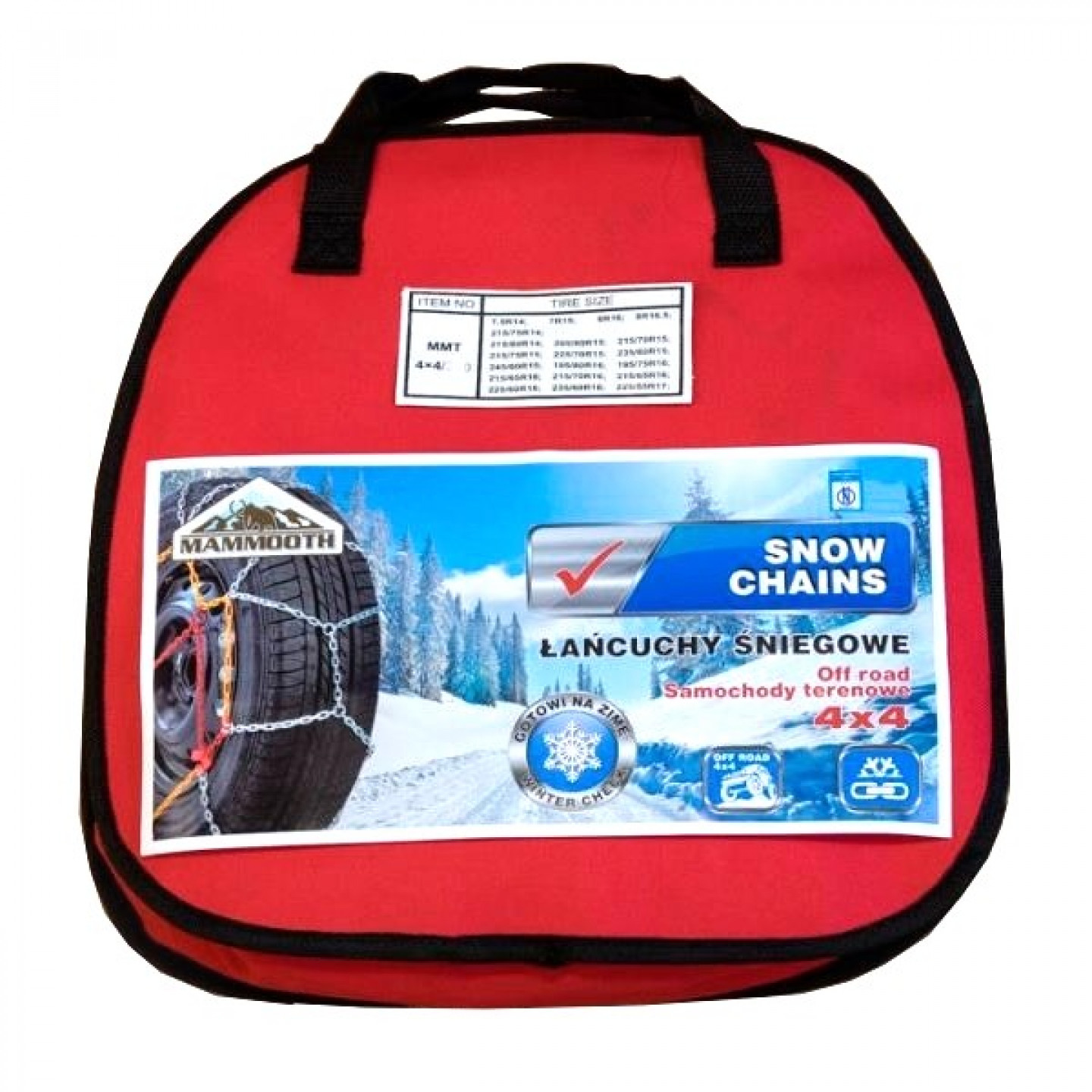 Correntes para a neve MAMMOOTH 4X4/470