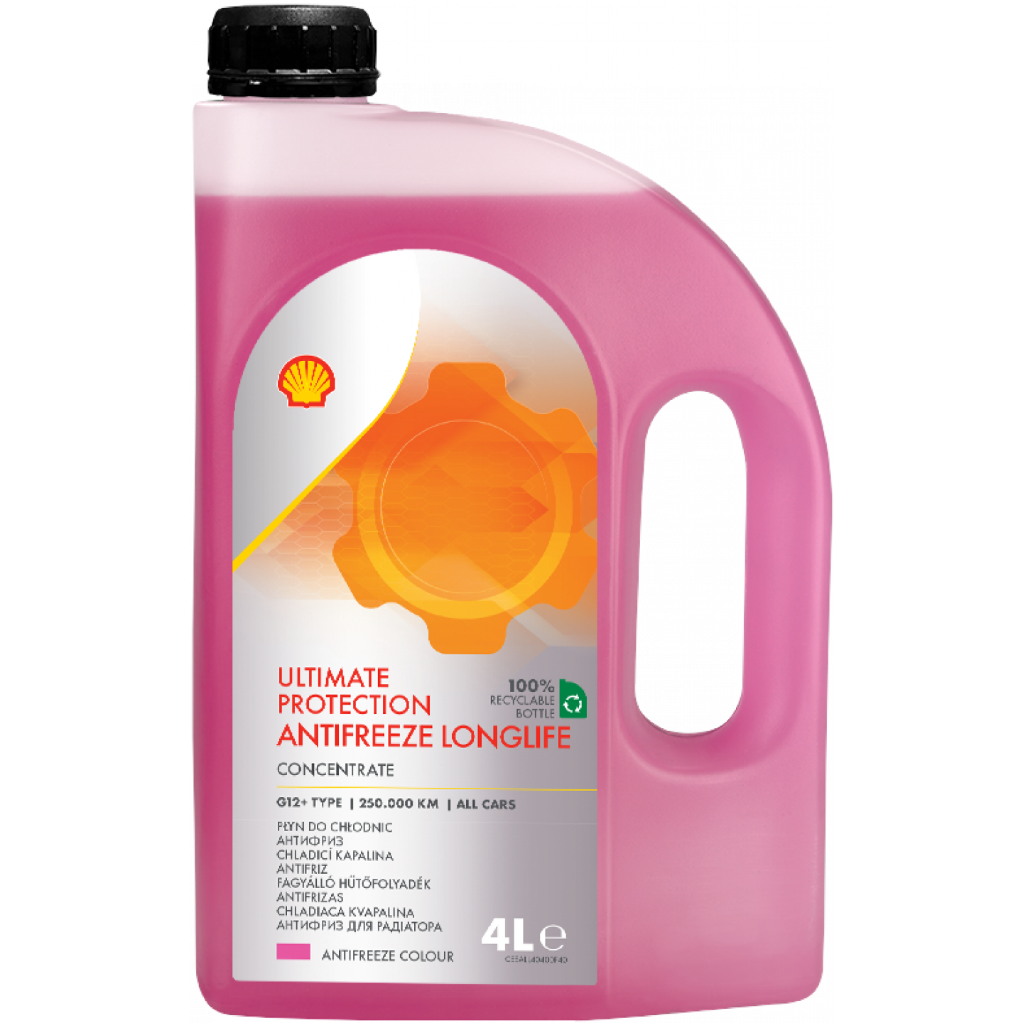 Anti-vries/koelvloeistof SHELL Anti-Freeze Longlife Ultimate Protection 4L
