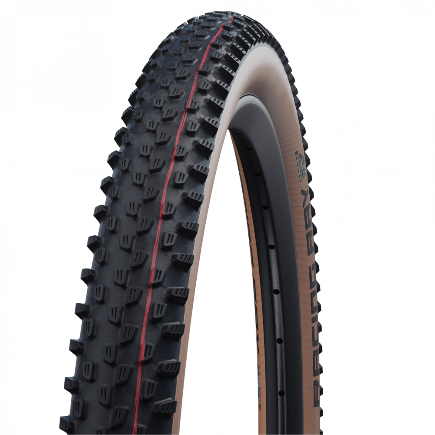 Cubierta de bicicleta SCHWALBE Racing Ray 29 x 2.25 Transparent Sidewall