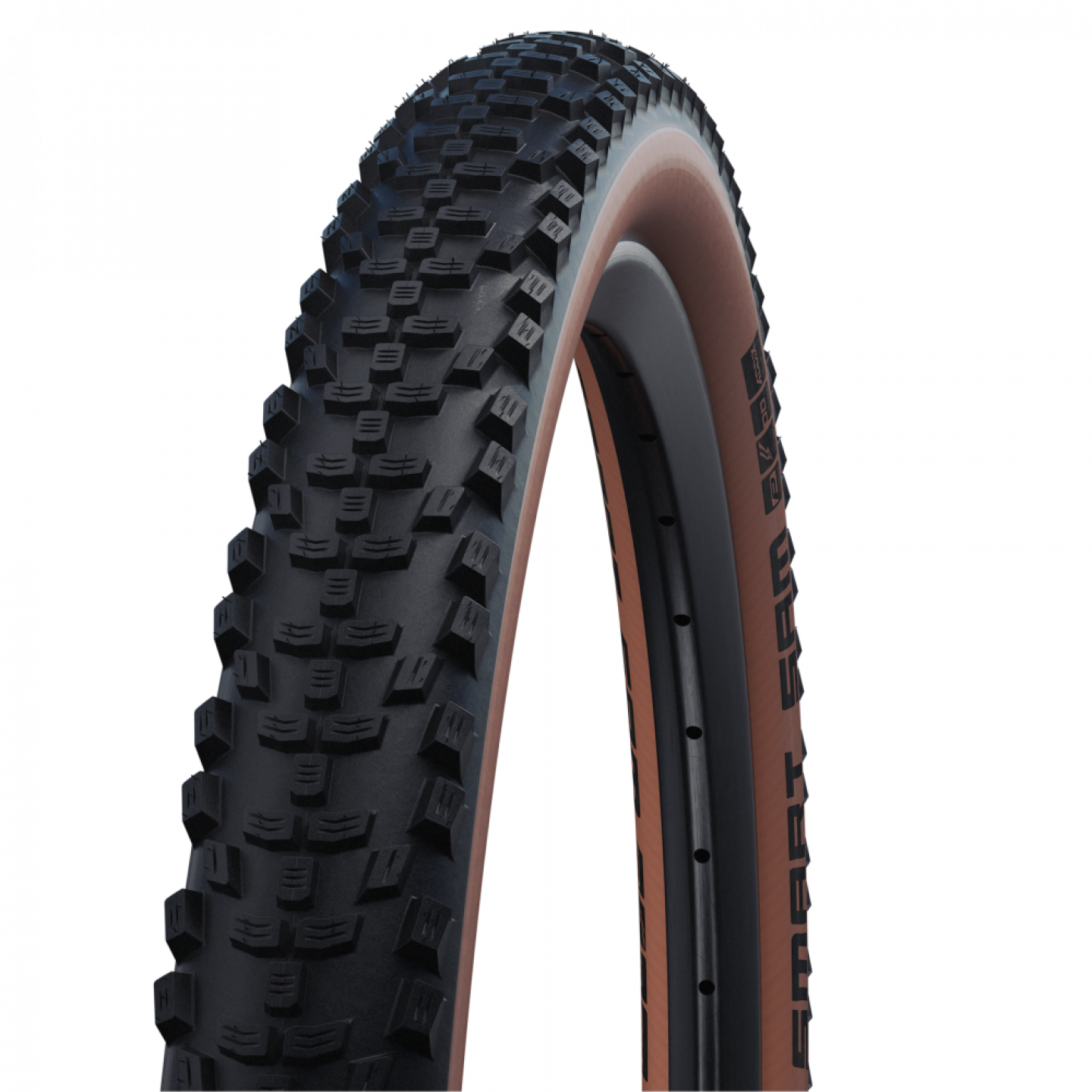 Cubierta de bicicleta SCHWALBE Smart Sam 29 x 2.25 Bronze Sidewall