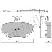 Blue Print ADR164203 – Pastiglie Freno Anteriori – Larghezza 64.6 Mm – Ricambio Auto - 5