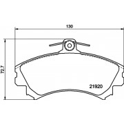 HERTH+BUSS JAKOPARTS J3605036 Kit Pastiglie Freno A Disco – Ricambio Auto Di Qualità, Compatibile Con Vari Modelli - 2