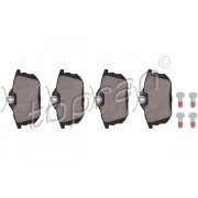 2x Blue Print ADH24256 Kit Pastiglie Freno a Disco Frontale per Honda MG Nissan