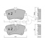Kit pastiglie freno, Freno a disco VALEO 302049