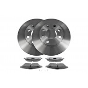 MAPCO 6583 Kit Pastiglie Freno A Disco Anteriori Per Opel Corsa C E Meriva (2000-2010). Compatibile Con 95519746 - 2