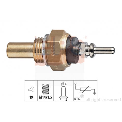 Sensor de temperatura del refrigerante NTC