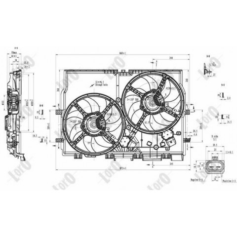 Ventilateur (refroidissement moteur) VEMO V30-01-0014