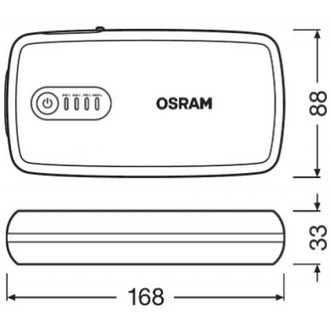 OBSL300 OSRAM BATTERYstart 300 Arrancador de coche con iluminación de  transfondo ▷ AUTODOC precio y opinión