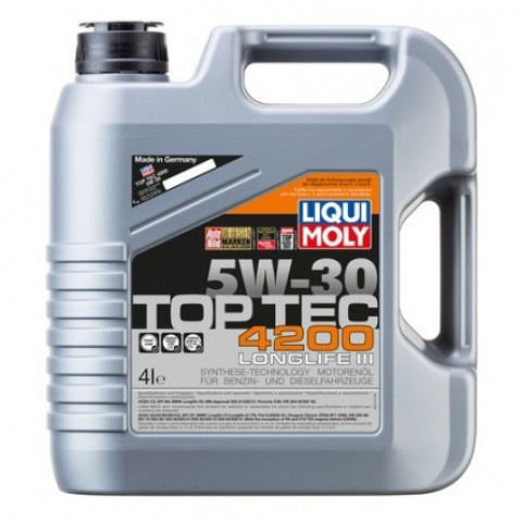 5W30 TOP TEC 4200 Engine Oil (5 Liters) - Liqui Moly LM2011