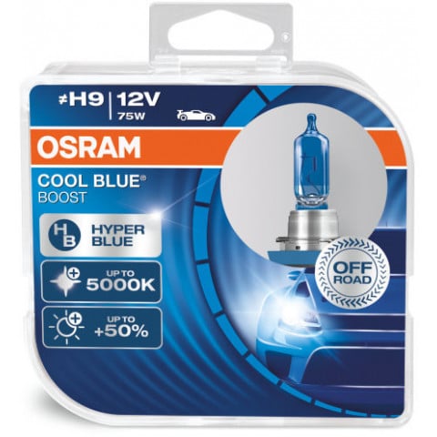 Ampoule halogène OSRAM COOL BLUE BOOST OFF-ROAD 12V H9 75W X2