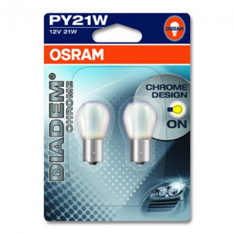 Incandescent bulb OSRAM DIADEM CHROME 12V PY21W 21W