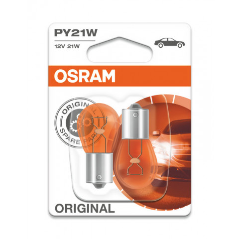 Incandescent bulb OSRAM ORIGINAL 12V PY21W 21W