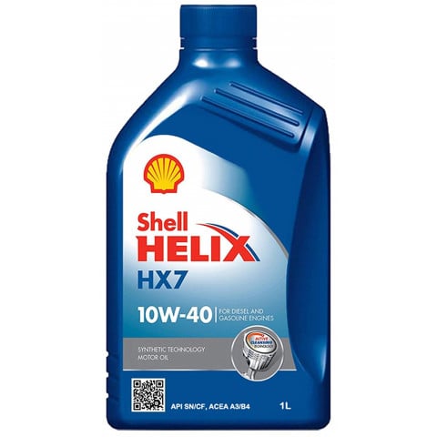 Aceite de motor SHELL HELIX HX7 DIESEL 10W40 1L