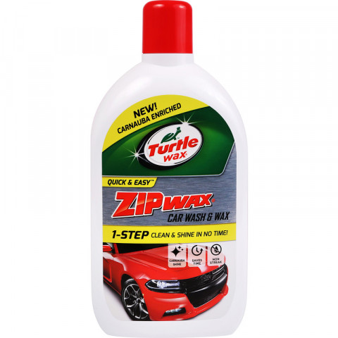 Turtle Wax Zip Super Concentrated Car Wash Shampoo & Wax - 500ml, The  Motohut