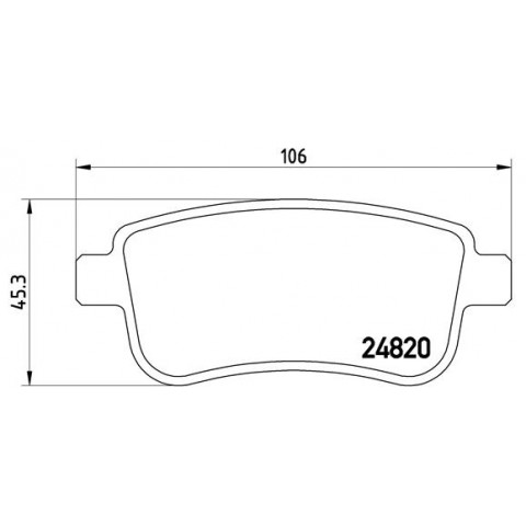 Apec Pastiglie Freno Set Ricambio Qualità OE PAD2051