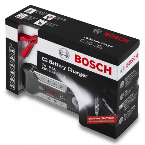 Chargeur batterie bosch c3 voiture 6v 12v