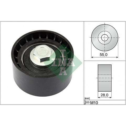 Deflection/Guide Pulley, timing belt INA 532 0604 10- Trodo.com