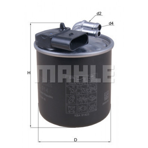 Fuel filter MAHLE ORIGINAL KL 914- Trodo.com