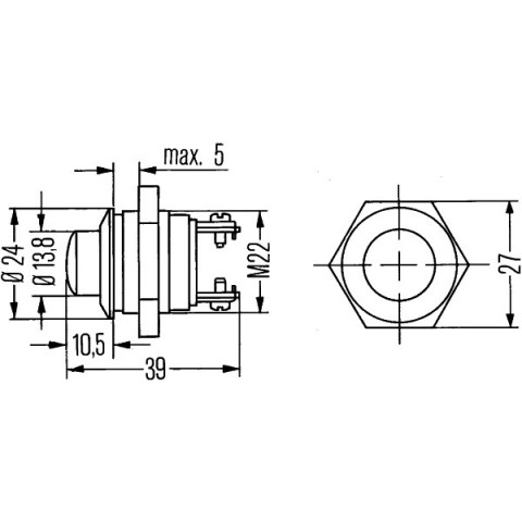 Ignition-/Starter Switch HELLA 6JF 001 571-001- Trodo.com