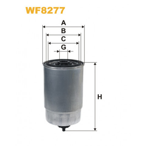 Fuel filter WIX FILTERS WF8277- Trodo.com