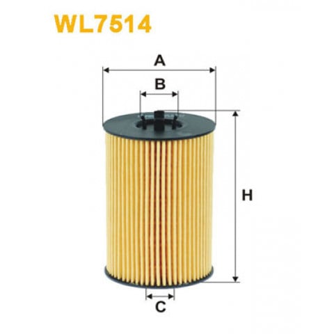 Oil Filter WIX FILTERS WL7514