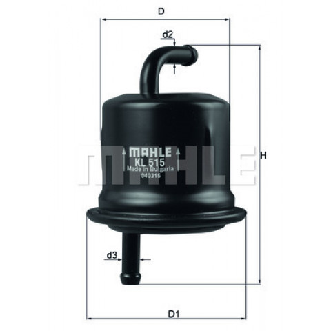 Filtro carburante KNECHT KL 451 per Jaguar
