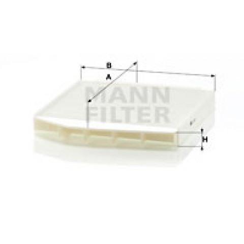 Filter, interior air MANN-FILTER CU 2855/1- Trodo.com