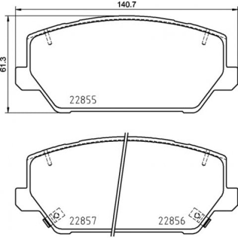 SET PASTIGLIE FRENO ANTERIORE BREMBO LAVERDA STRIKE MONOFARO 750 1998-1999