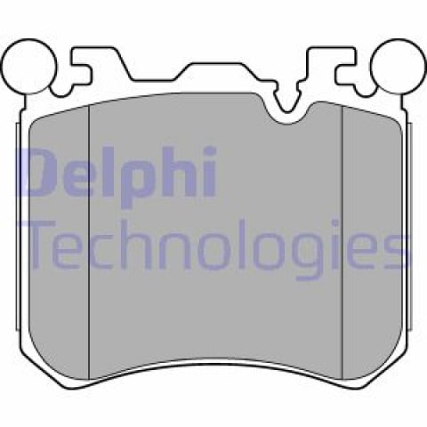 Brake Pad Set, disc brake DELPHI LP2287- Trodo.com