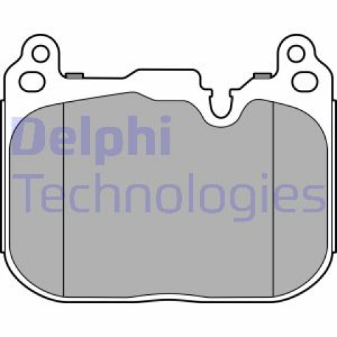 Brake Pad Set, disc brake DELPHI LP3597- Trodo.com