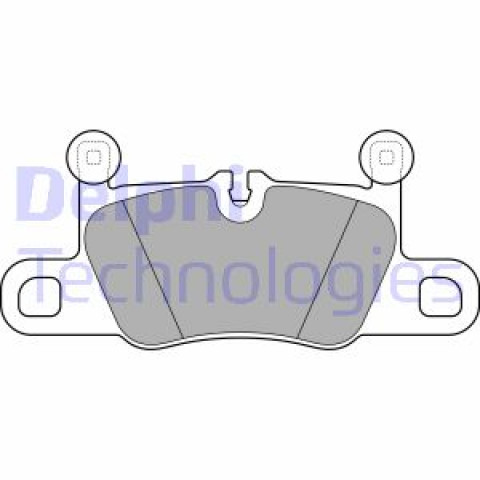 Brake Pad Set, disc brake DELPHI LP3614- Trodo.com