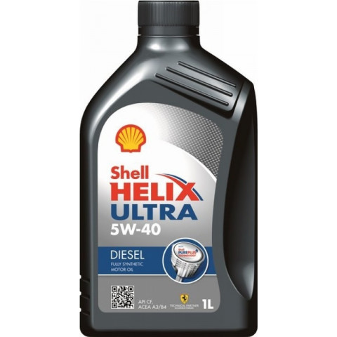 Aceite de motor SHELL HELIX ULTRA DIESEL 5W40 1L