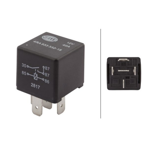 Relais De Puissance 4 Broches 40A 24V - Avec Diode - Lot De 2 - Compatible Voitures, Camions