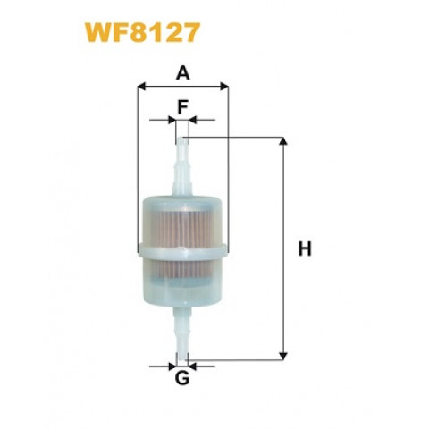 Fuel filter WIX FILTERS WF8127- Trodo.com