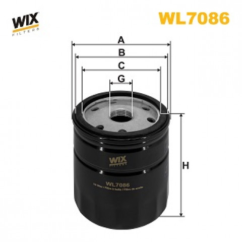 Oil Filter WIX FILTERS WL7086- Trodo.com