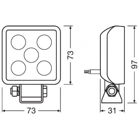 Worklight OSRAM Cube VX70-WD- Trodo.com